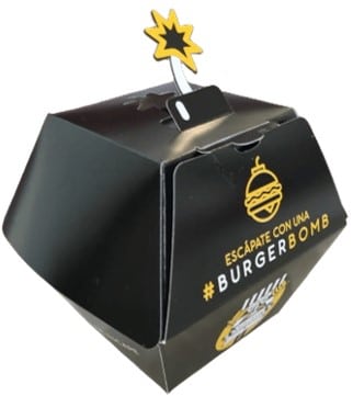 caja de hamburguesa personalizada CORPER